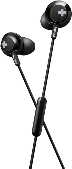 Philips SHE4305BK Bass+ Wired Earphones with Microphone Wired [ACCESSORIES]