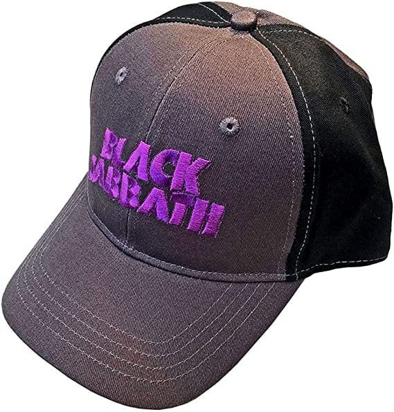 Black Sabbath Wavy Logo Baseball Cap Charcoal/Black [Hat]