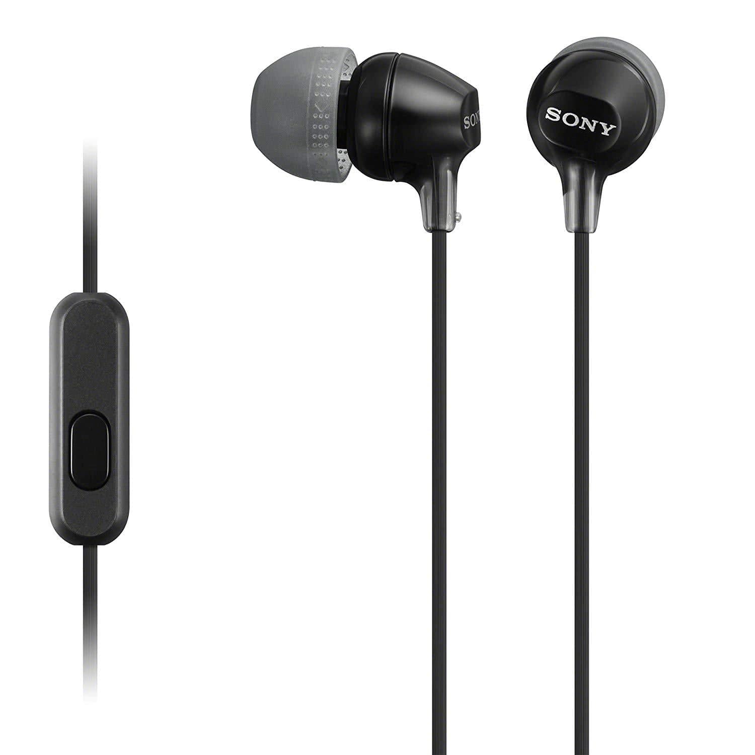 Sony MDR-EX15AP Earphones with Smartphone Mic and Control - Black [Accessories]