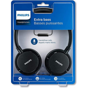Philips Extra Bass with Mic Black [Accessories]