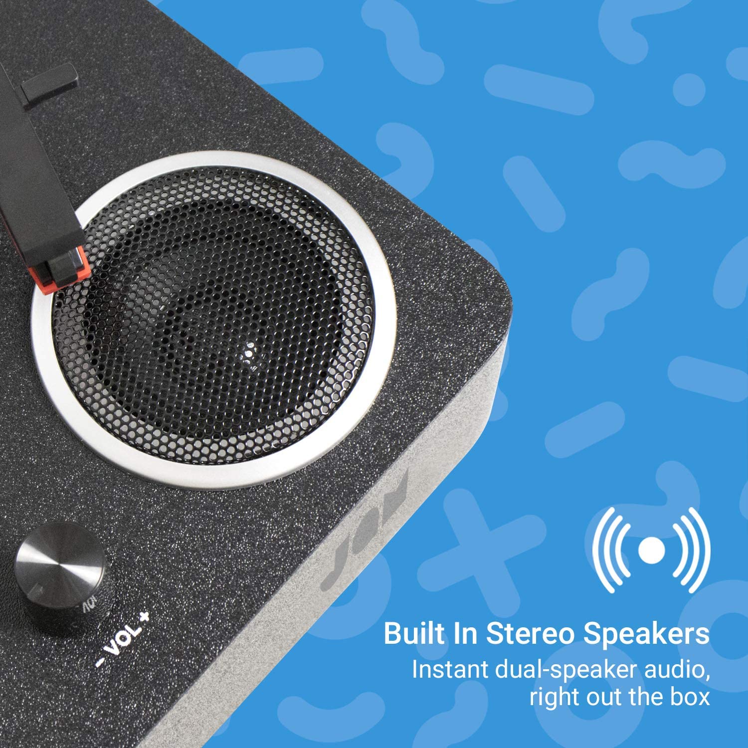 JAM Sound Plus- Turntable - (Black) [Tech & Turntables]