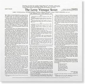 Leroy Walks! - The Leroy Vinnegar Sextet [VINYL]