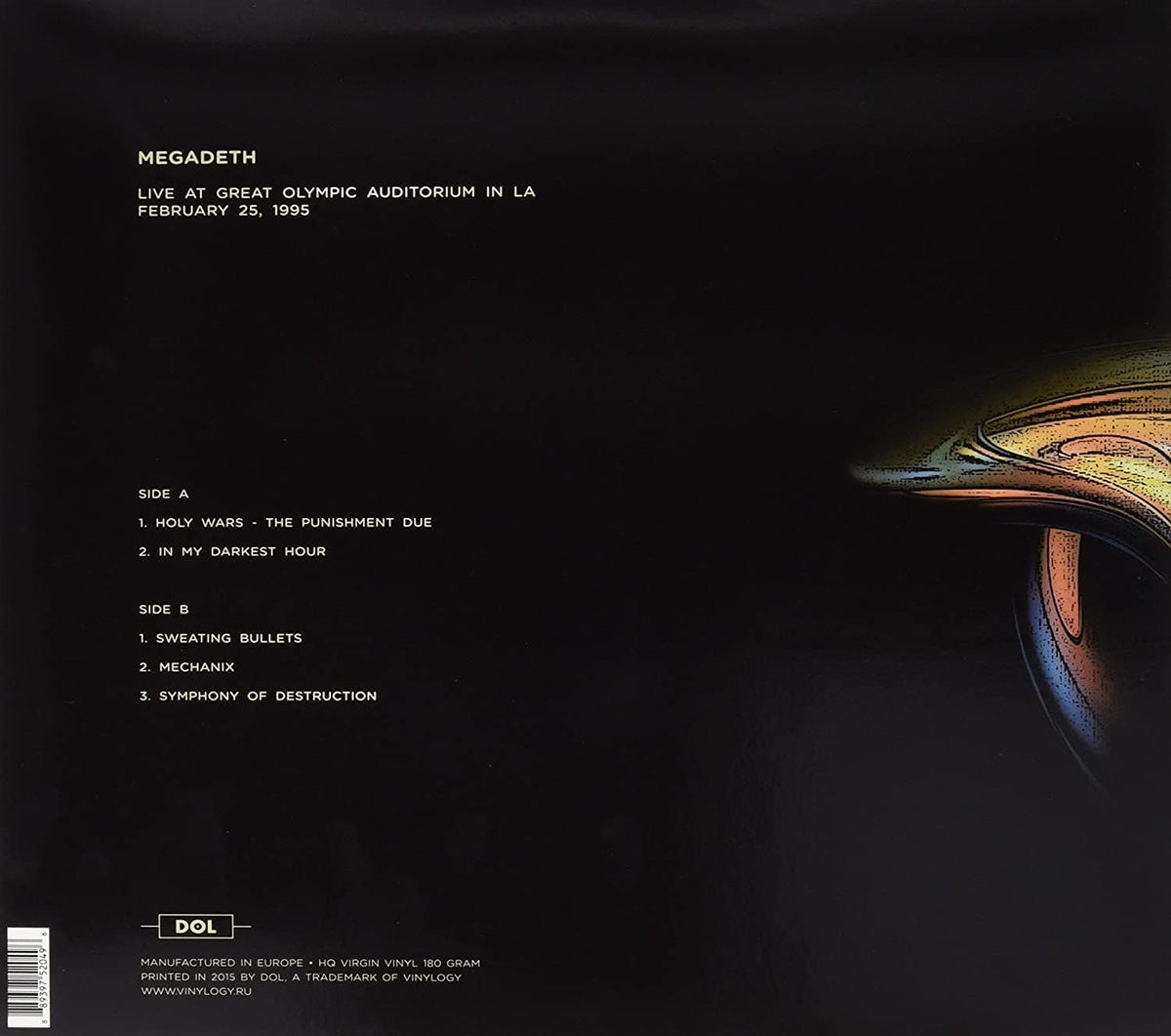 MEGADETH - LIVE AT GREAT OLYMPIC AUDITORIUM 1995 [VINYL]