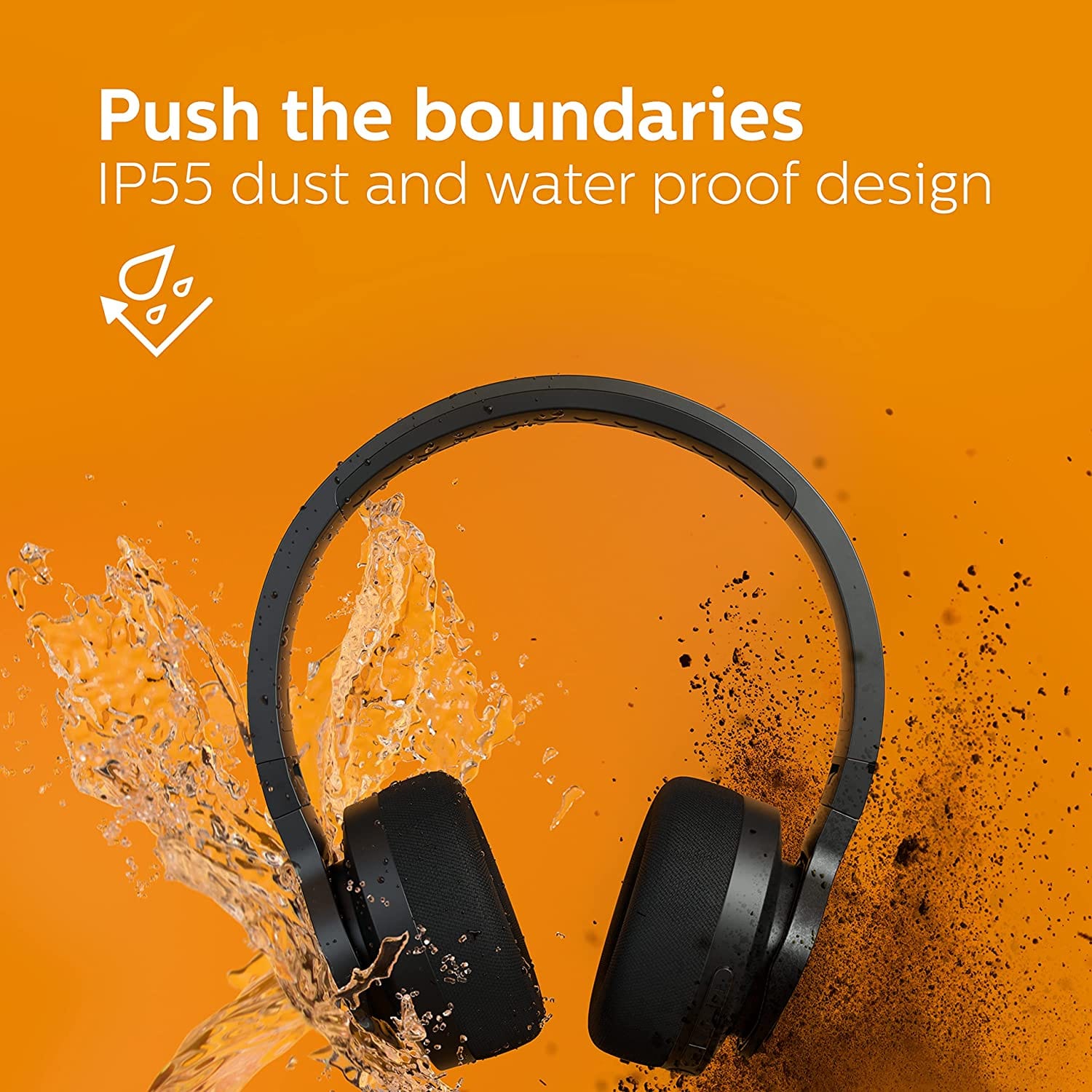 PHILIPS AUDIO A4216BK/00 ON-EAR SPORTS HEADPHONES WIRELESS [ACCESSORIES]