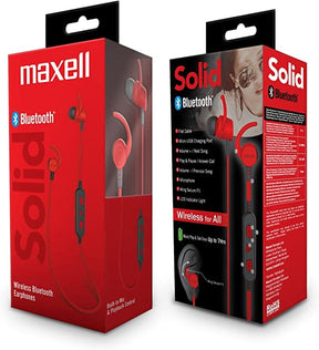Maxell BT100 Earphones Red [Accessories]