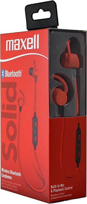 Maxell BT100 Earphones Red [Accessories]