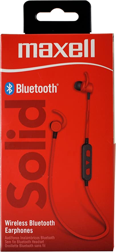 Maxell BT100 Earphones Red [Accessories]