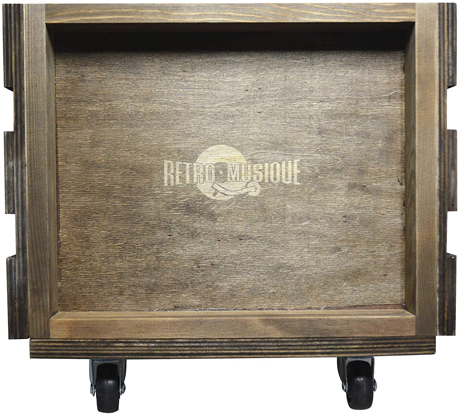 WOODEN LP CRATE WITH WHEELS [Accessories]