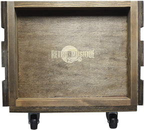 WOODEN LP CRATE WITH WHEELS [Accessories]