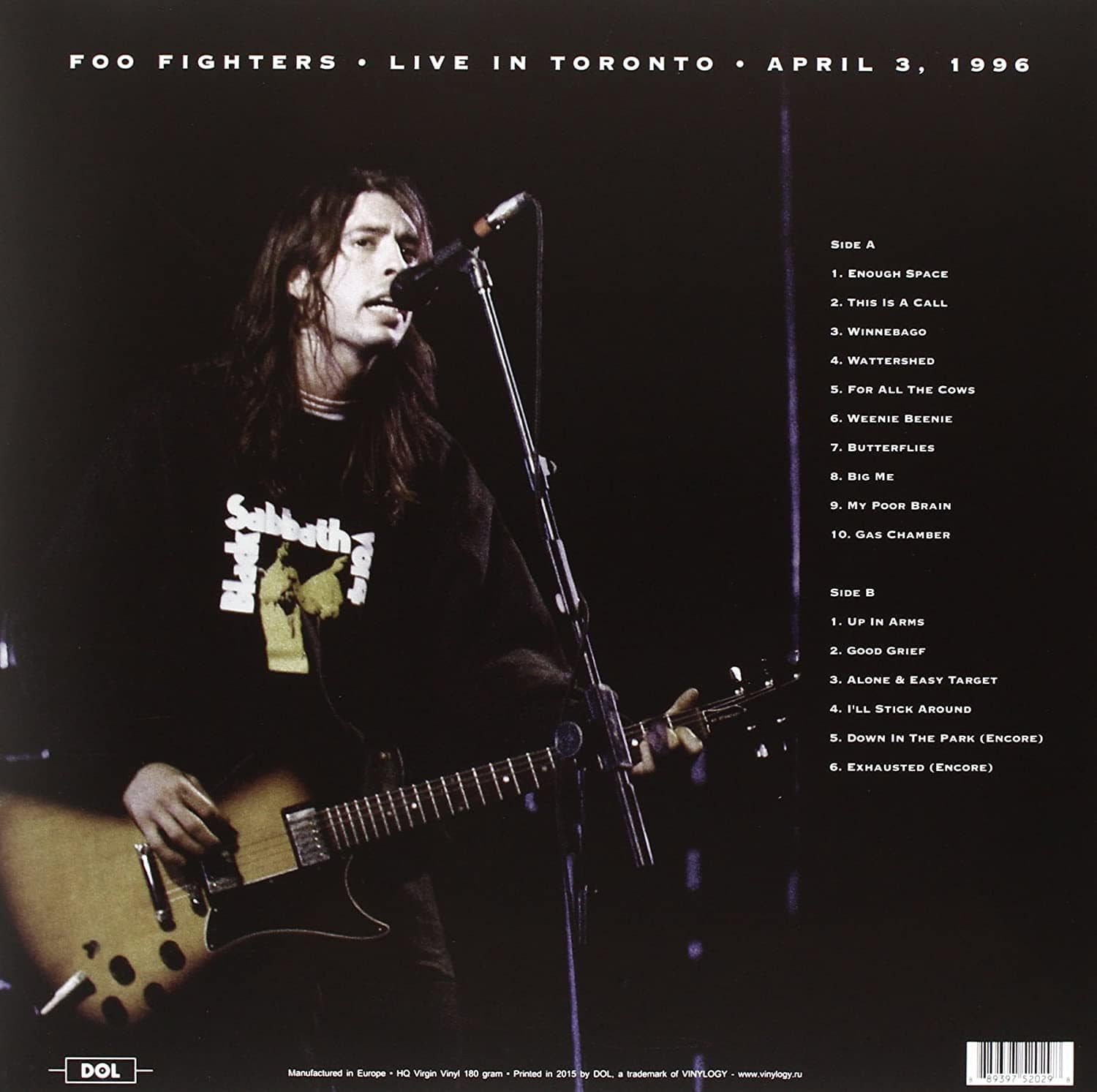 FOO FIGHTERS - LIVE IN TORONTO - APRIL 3, 1996 [VINYL]