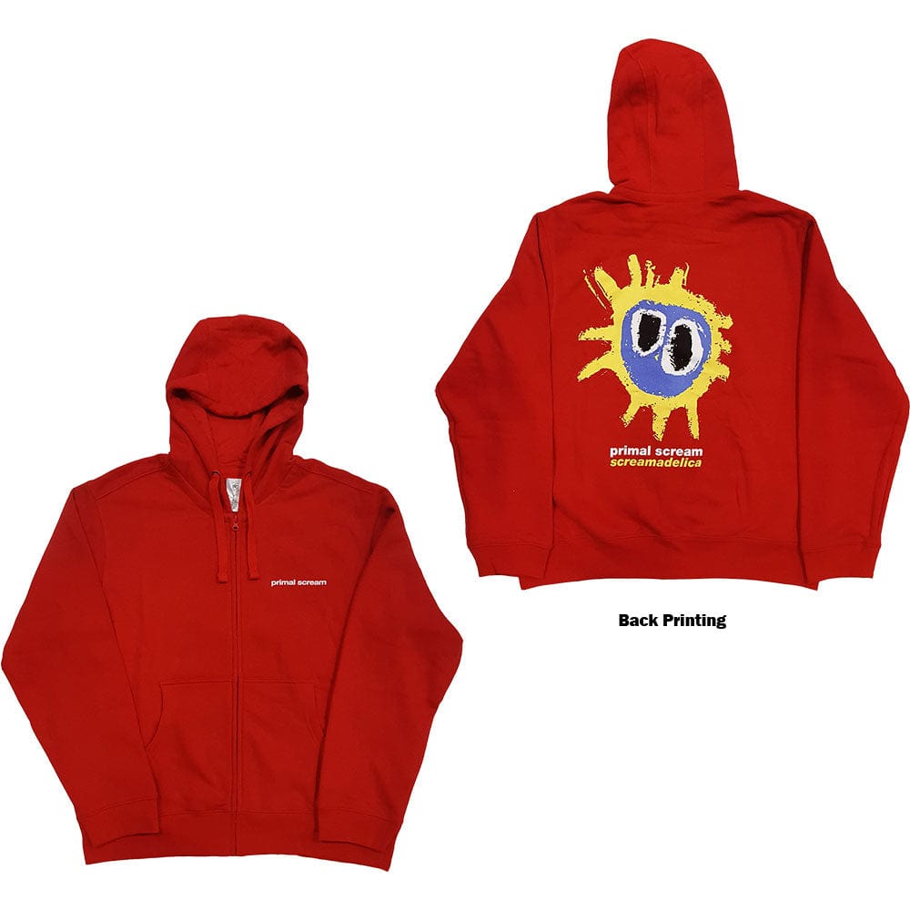 Primal Scream - Screamadelica  - Red - Large [Hoodies]