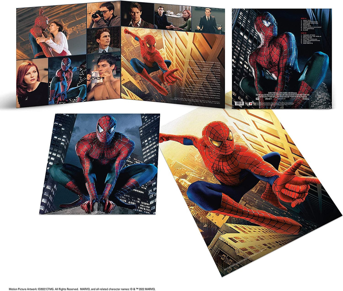 Spider-Man (2002) Soundtrack:   - Danny Elfman [Gold Vinyl]