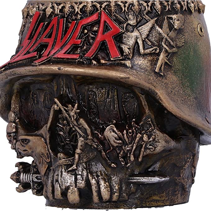 Slayer Eagle Helmet Skull Logo Shot Glass, Gold, 9cm [Cup]