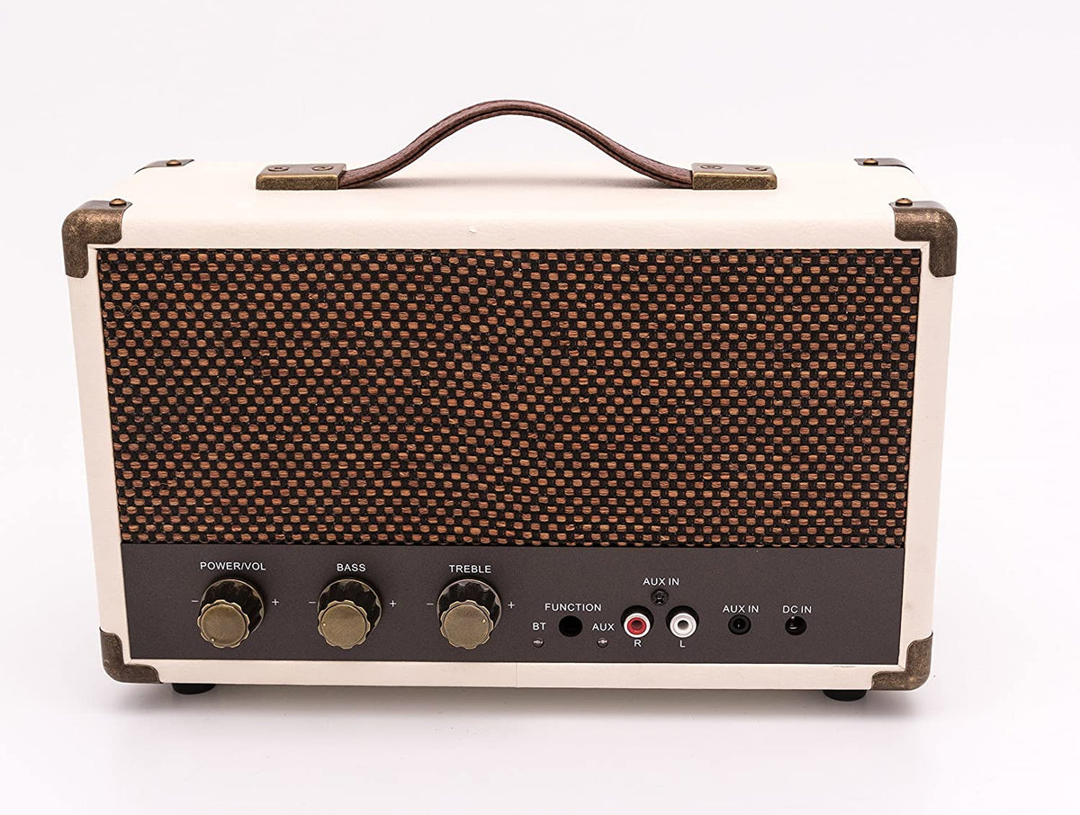 GPO WESTWOOD RETRO 25 WATT CREAM & TAN SPEAKER [Tech & Turntables]