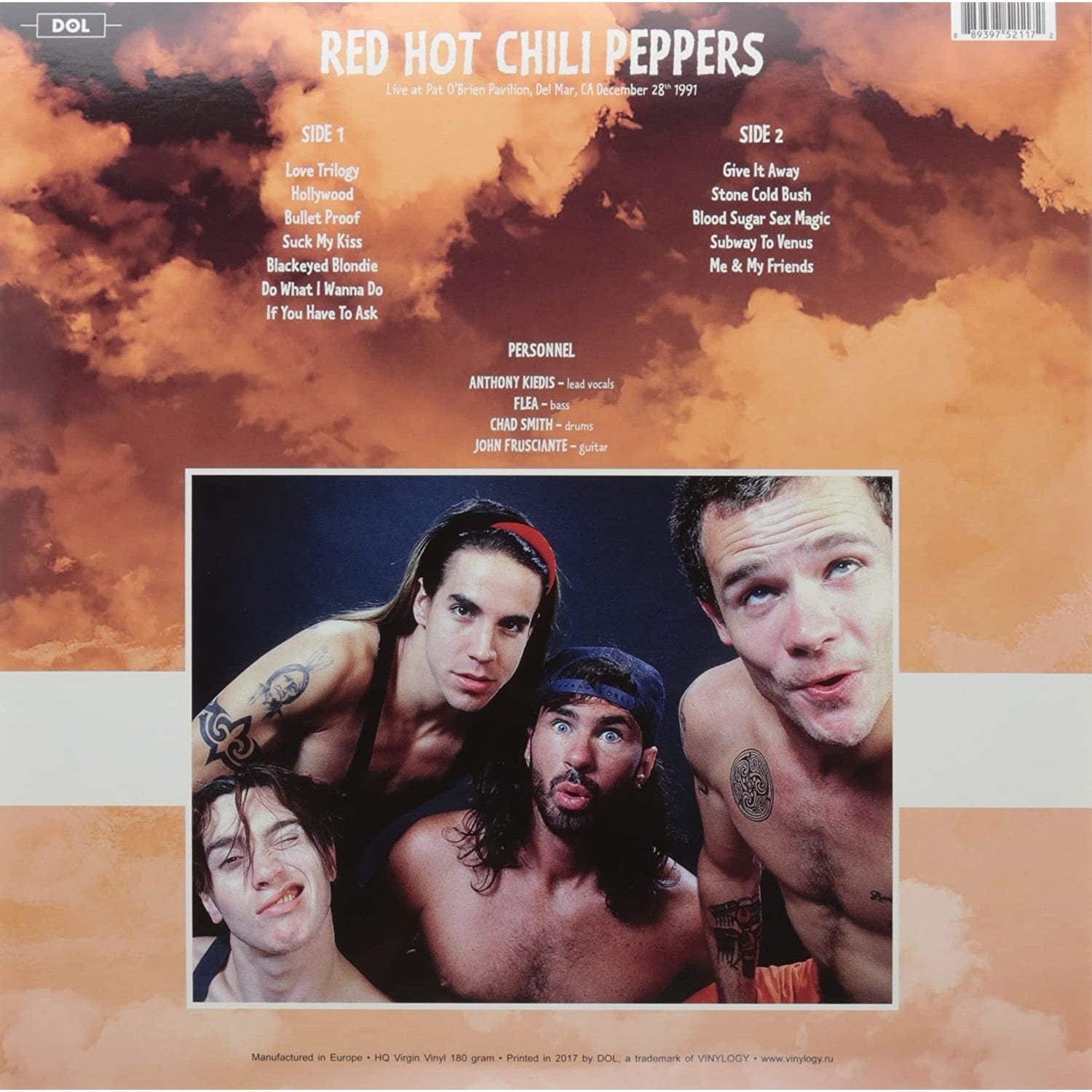 RED HOT CHILI PEPPERS - LIVE 1991 [COLOUR VINYL]