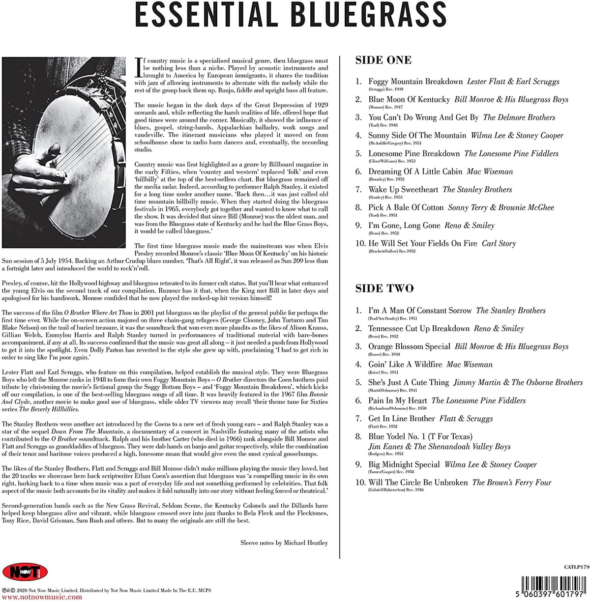 ESSENTIAL BLUEGRASS - VARIOUS ARTISTS [VINYL]