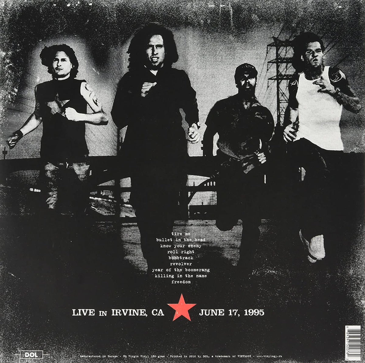 RAGE AGAINST THE MACHINE - LIVE IN IRVINE, CA JUNE 17TH 1995 [VINYL]