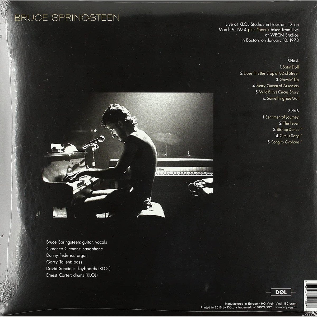 BRUCE SPRINGSTEEN - FM STUDIO73 [COLOUR VINYL]