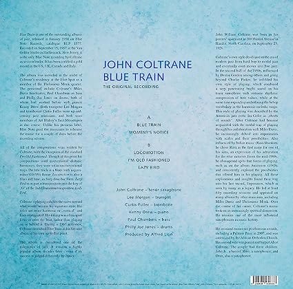 Blue Train - John Coltrane [Colour VINYL]
