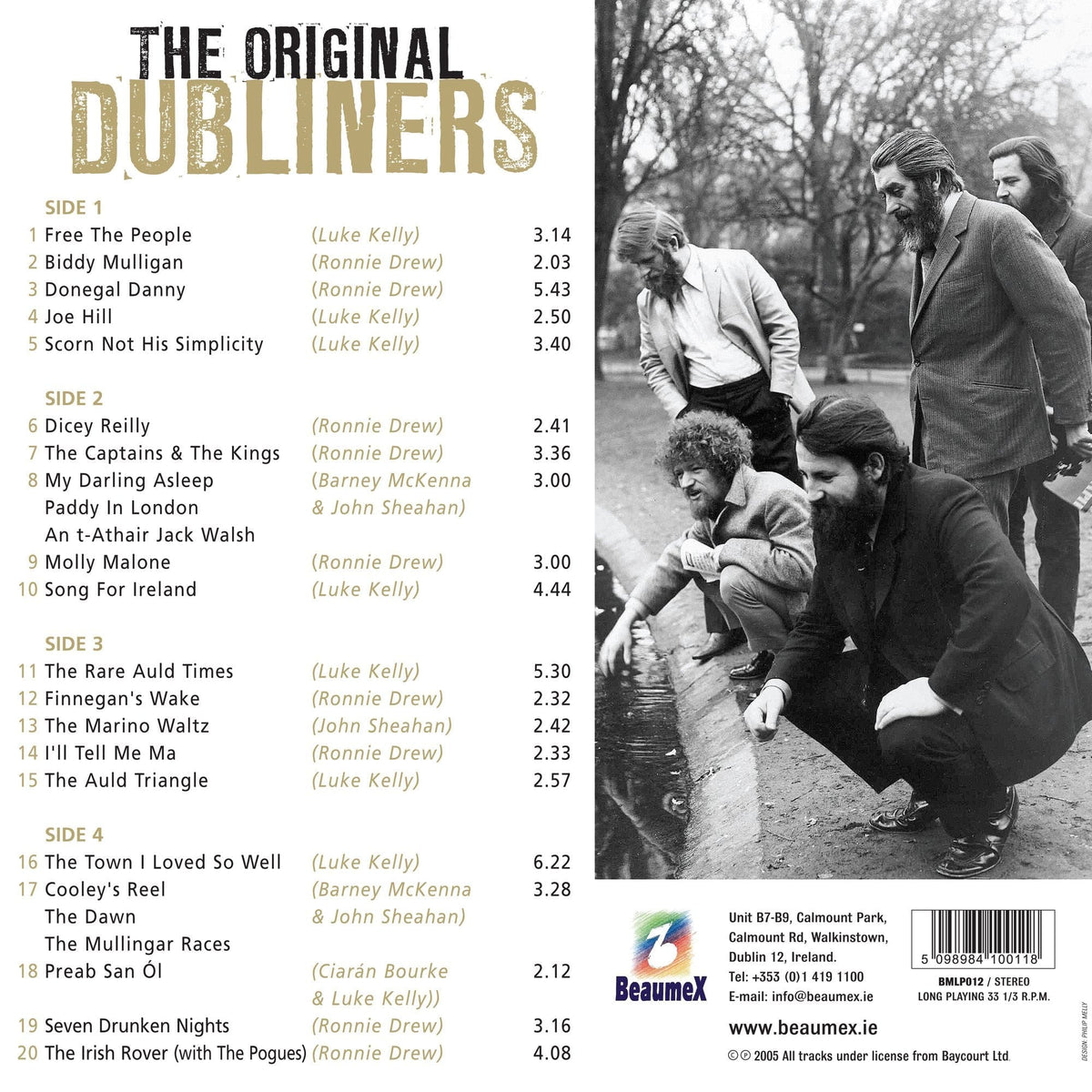 The Original Dubliners Greatests Hits: - The Dubliners [Vinyl]