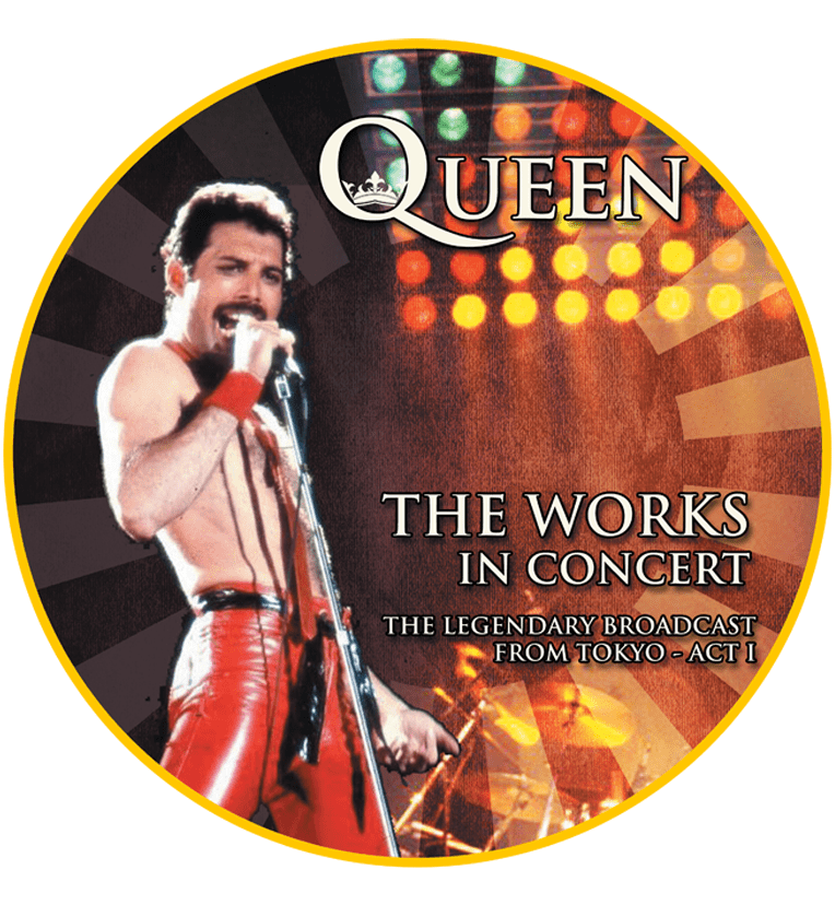 QUEEN - THE WORKS IN CONCERT: THE LEGENDARY BROADCAST FROM TOKYO - ACT I - {NUMBERED LIMITED EDITION 12" PICTURE DISC )