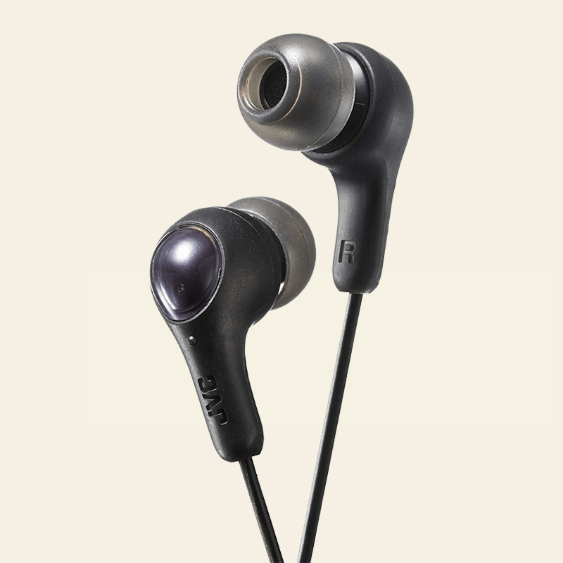 JVC Gummy Plus Earphones Black [Accessories]