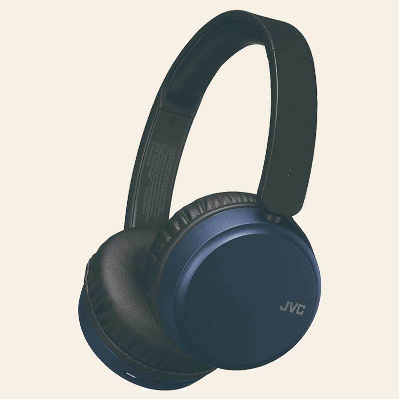 JVC HA-S65BN Wireless Headphones Blue [Accessories]