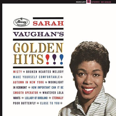 Golden Hits!!!:   - Sarah Vaughan [VINYL Limited Edition]