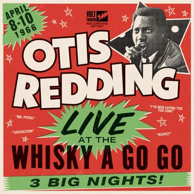 Live at the Whisky a Go Go: 8-10 April 1966 - 3 Big Nights! - Otis Redding [VINYL]