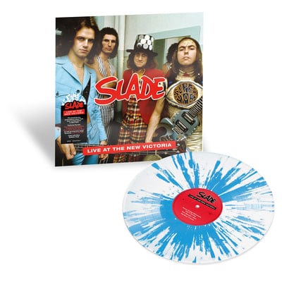 Live At The New Victoria (2024 Clear with Blue Splatter Reissue) - Slade [Colour Vinyl]