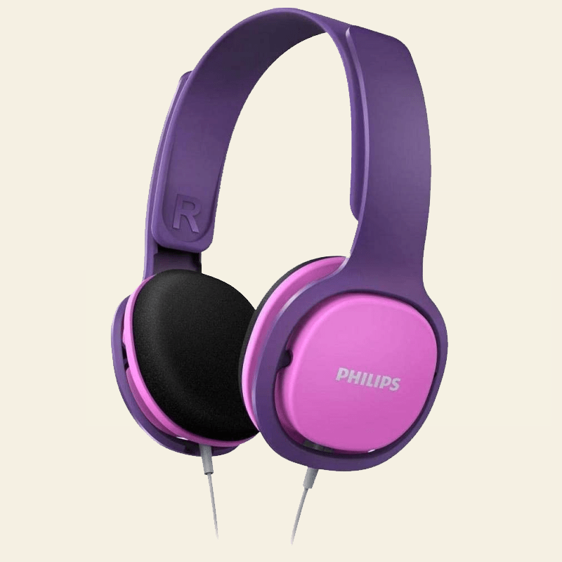 Philips SHK2000PK Kids Over-Ear Noise-Isolating Headphones PINK [Accessories]