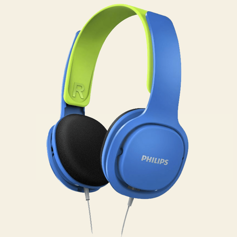 Philips SHK2000BL Kids Over-Ear Noise-Isolating Headphones BLUE [Accessories]