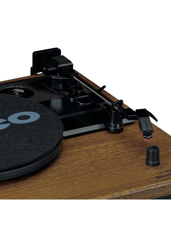 LENCO LS-100 - TURNTABLE WITH SPEAKERS (WOOD) [TECH & TURNTABLES]