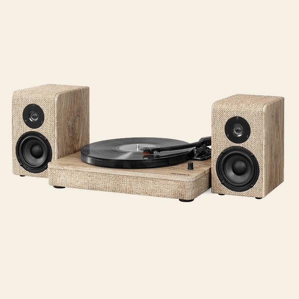 Victrola Hampton - Bluetooth Turntable (Wooden) [Tech & Turntables]