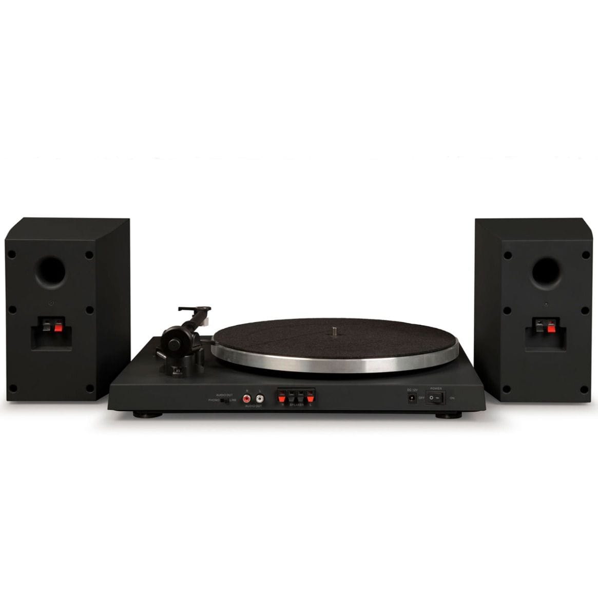 Crosley T150 - Bluetooth Turntable With Speakers (Black) [Tech & Turntables]