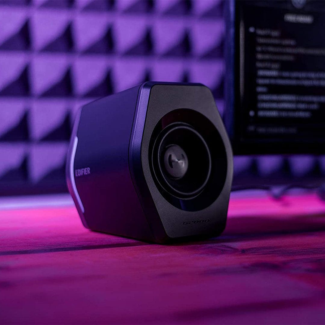 EDIFIER G2000 ACTIVE GAMING SPEAKERS PC OR CONSOLE WITH BLUETOOTH, RGB LIGHTS & AUX INPUT [TECH & TURNTABLES]