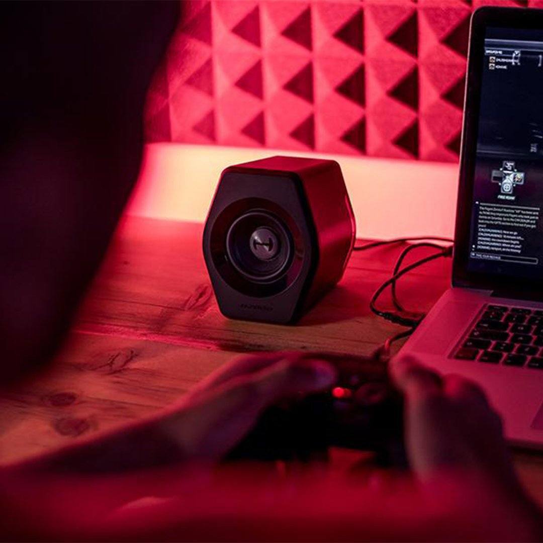 EDIFIER G2000 ACTIVE GAMING SPEAKERS PC OR CONSOLE WITH BLUETOOTH, RGB LIGHTS & AUX INPUT [TECH & TURNTABLES]