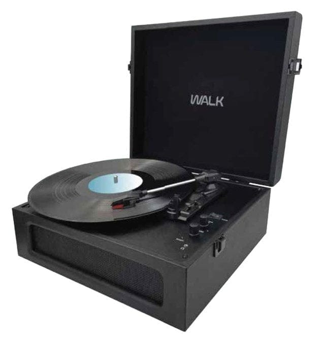 WALK AUDIO - W301B BLUETOOTH TURNTABLE - BLACK [TECH & TURNTABLES]