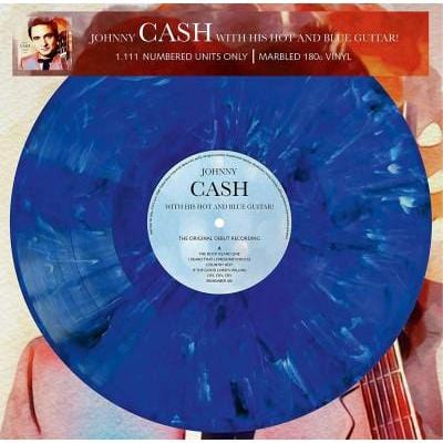WITH HIS BLUE GUITAR: - JOHNNY CASH [VINYL]
