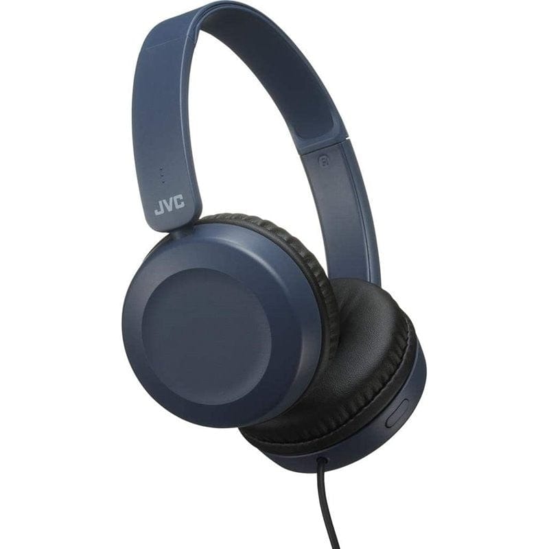 JVC Slate Blue Foldable Wired Headphones [Accessories]