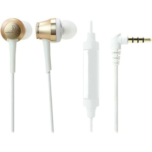 Audio-Technica Sound Reality In-Ear High-Resolution Headphones With In-Line Mic [Accessories]