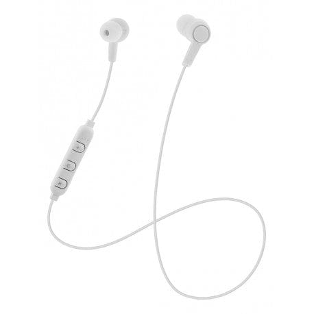 STREETZ IN-EAR BT HEADPHONES WITH MICROPHONE AND CONTROL BUTTONS, WHITE [ACCESSORIES]