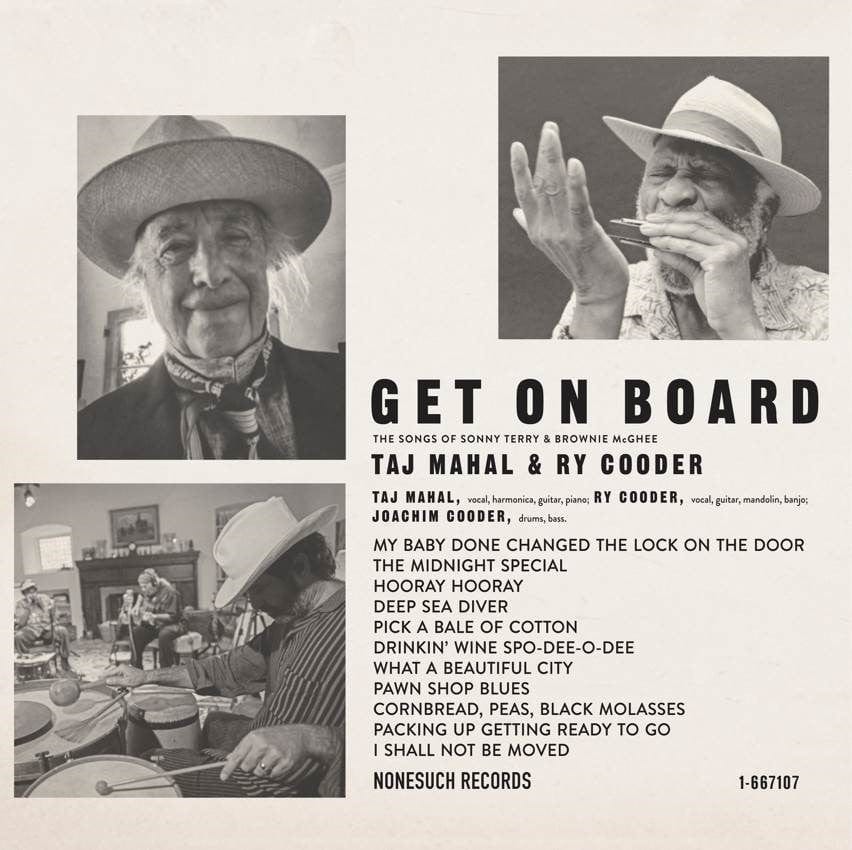 Get On Board:   - Taj Mahal & Ry Cooder [VINYL]